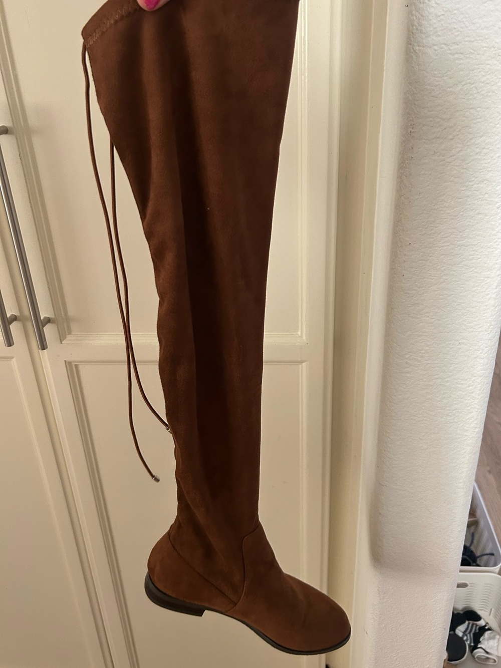 Chinese Laundry Rainey Brownstone Over-the-Knee Suedette Boots